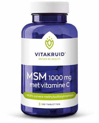 Vitakruid MSM 1000mg + vitamine C 120tb