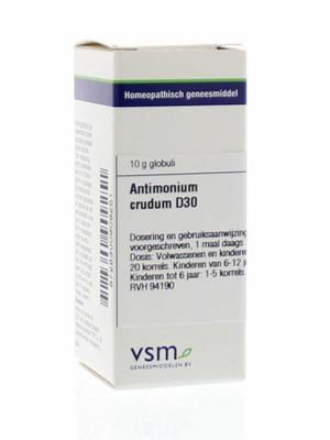Vsm Antimonium Crudum D30 10G vsm kopen in de aanbieding Vsm Antimonium Crudum D30 10G vsm kopen in de aanbieding