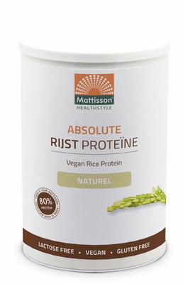 Mattisson Absolute rijst proteine poeder vegan 80% 400g