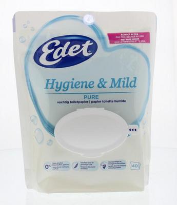 Edet Vochtig Toiletpapier Pure 40St edet kopen in de aanbieding Edet Vochtig Toiletpapier Pure 40St edet kopen in de aanbieding