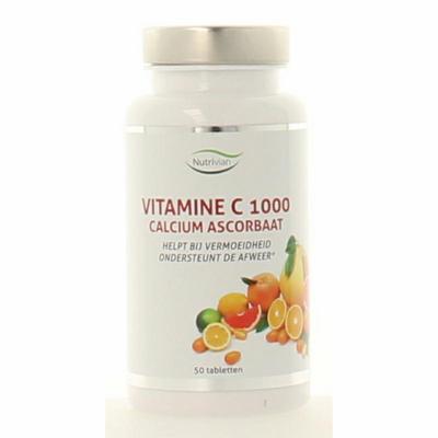 Nutrivian Vitamine C1000 mg calcium ascorbaat 200tb