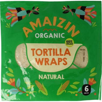 Amaizin Tortilla wraps bio 6st