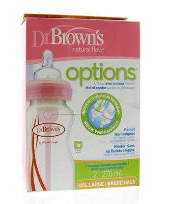 Dr Brownaposs Dr Browns Brede Hals Fles 270 Ml Duo Roze 2St dr brownaposs kopen in de aanbieding Dr Brownaposs Dr Browns Brede Hals Fles 270 Ml Duo Roze 2St dr brownaposs kopen in de aanbieding