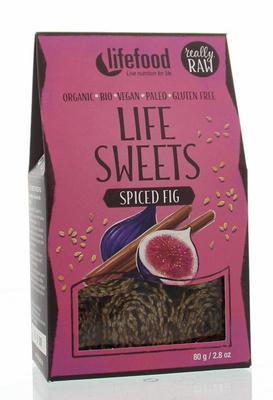 Lifefood Life sweets vijg speculaas raw & bio 80g