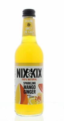 Nix Kix Mango Ginger Flesje 330Ml nix kix kopen in de aanbieding Nix Kix Mango Ginger Flesje 330Ml nix kix kopen in de aanbieding