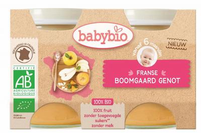 Babybio Dessert fruitlekkernij 130 gram bio 2x130g