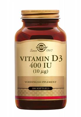 Solgar Vitamin D-3 400 IU 100